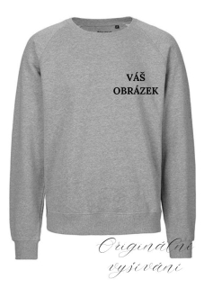 Unisex mikina s výšivkou na přání